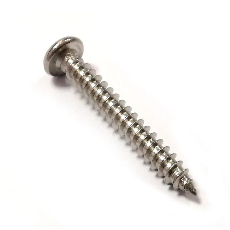 Stainless Steel M2 M3 M4 M5 M6 M8 Pan Head Phillips Self Tapping Screws