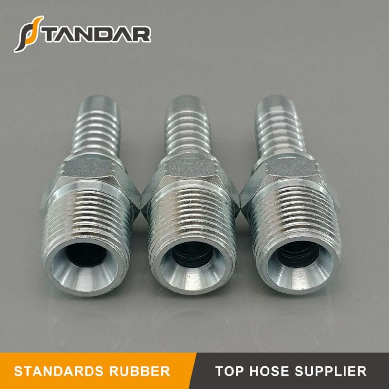 NPT Jic SAE Bsp Metric Carbon Steel Hydraulic Connector Fitting