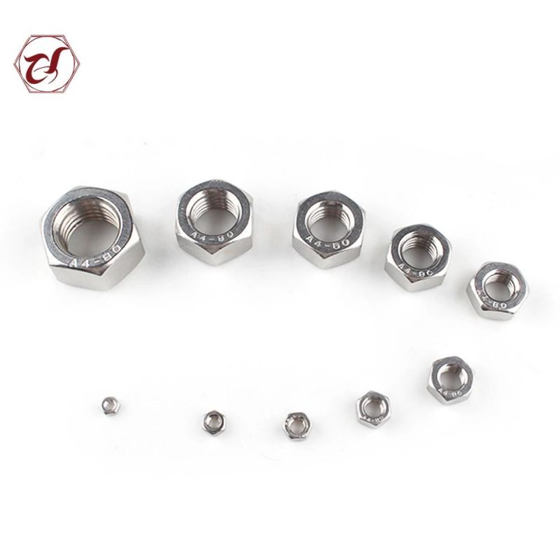 A4-80 Cap Nut/ Ss 304 DIN 934 Hex Nut/Stainless Steel Hex Nut/DIN557 Square Nut/DIN6923 Flange Nut