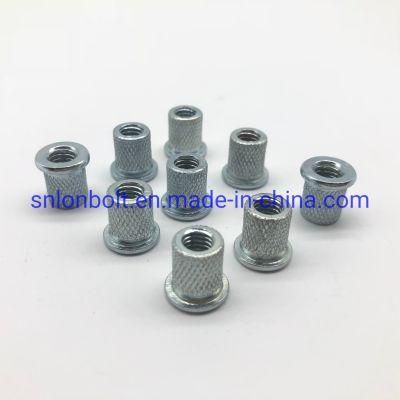 Round Nut with Knurling for Furniture Hardness