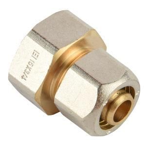 High Quality Chrome Blasted Finish Female Straight Connetor