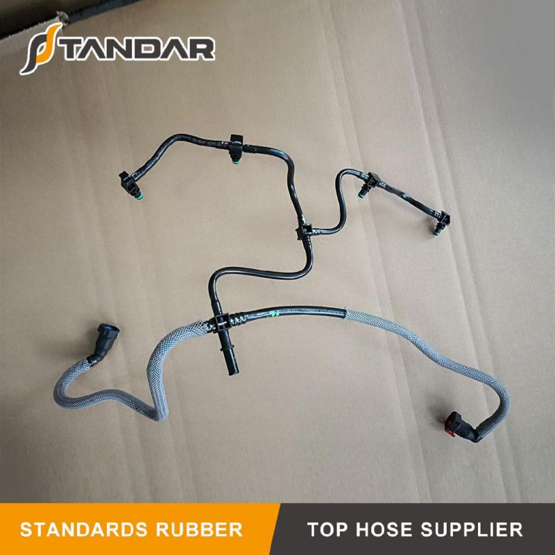 Auto Engine High Pressure Fuel Line Assembly Fuel Injection Pipe