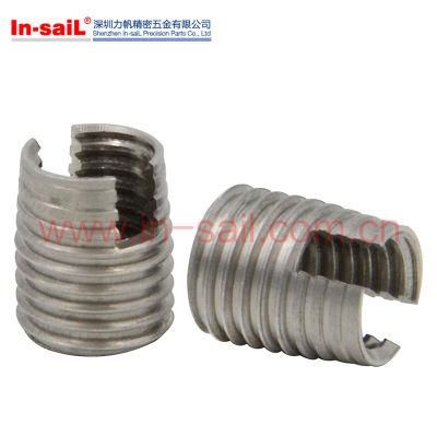 Stainless Steel Ensat 302 Slotted Self Tapping Inserts