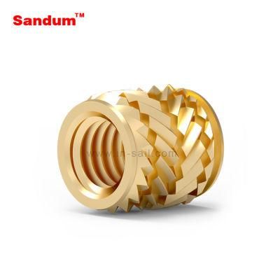 M2 M3 M6 M8 Supply in Stock Brass Heat Staking Threaded Insert Nut for Plastic