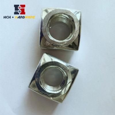 OEM Galvanized Zinc Carbon Steel Suqare Nut