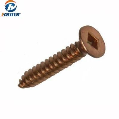 M10 Brass Countersunk Square Drive Screw