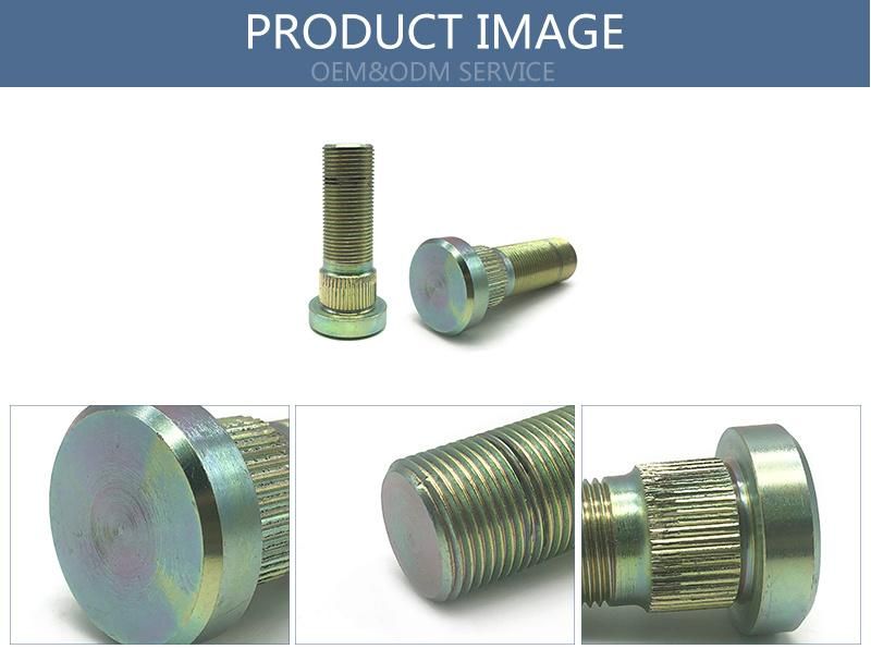 Small Qty High Quality Knurl Wheel Lug Stud Round Head Step Shoulder Bolt Chinese Factory