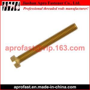ISO 1207 DIN 84 Slotted Cheese Head Machine Screw Brass