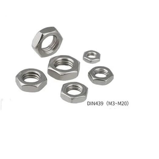 DIN439 Stainless Steel, Carbon Steel Zinc Plating Nuts