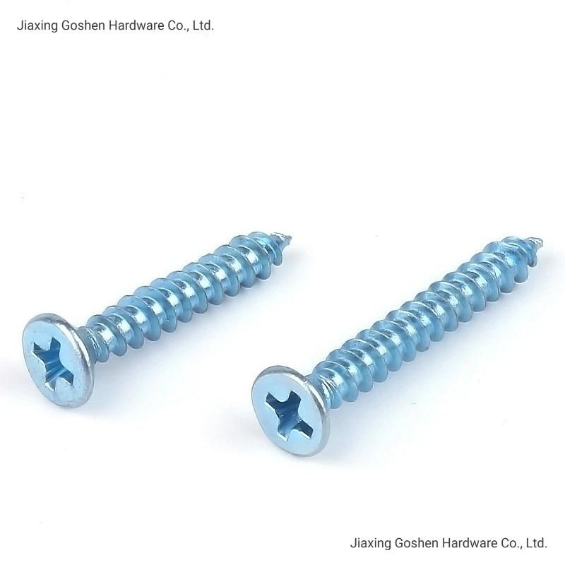 St4.8 Carbon Steel Csk Flat Head Self-Tapping Screw