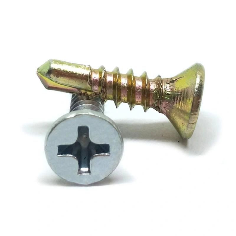 Metric Cross Recessed Countersunk Head Self-Drilling Screws