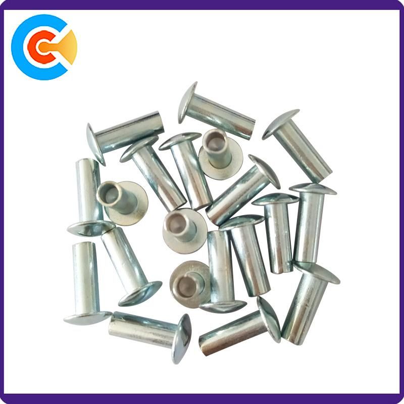Carbon Steel Material Plating Nickel Color Nipple Rivet