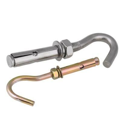 Heavy Duty Eye Hook Sleeve Anchor, Concrete Expansion Anchor Bolt, Zinc Plated. Galvanized