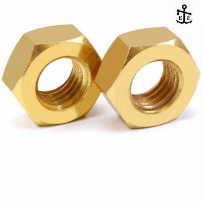 DIN 439 Thin Nut Brass Hex DIN China Manufacturing Custom CNC