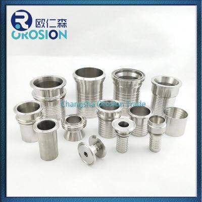 Hygienic Stainless Steel Male/Female Threaded Nut Ferrule