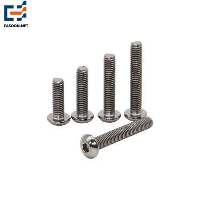 JIS B1174 Half Thread Titanium Alloy Bolt Gr5 Pan Head Bolt Tc4 Hex Socket Bolt