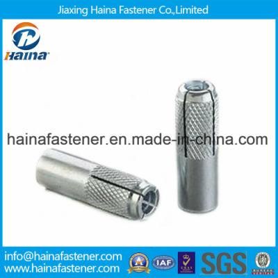 Zinc Plated Hot Sale Galvanized Drop in Anchor with Plug