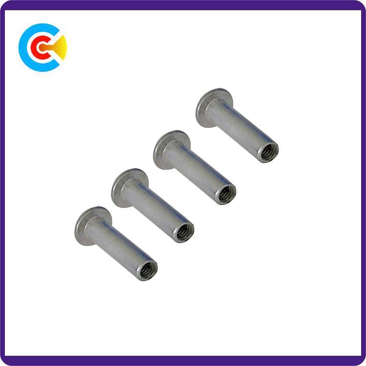 DIN/ANSI/BS/JIS Carbon-Steel/Stainless-Steel Round Cross Connection Sleeve Connector Mechanical Industry Screw