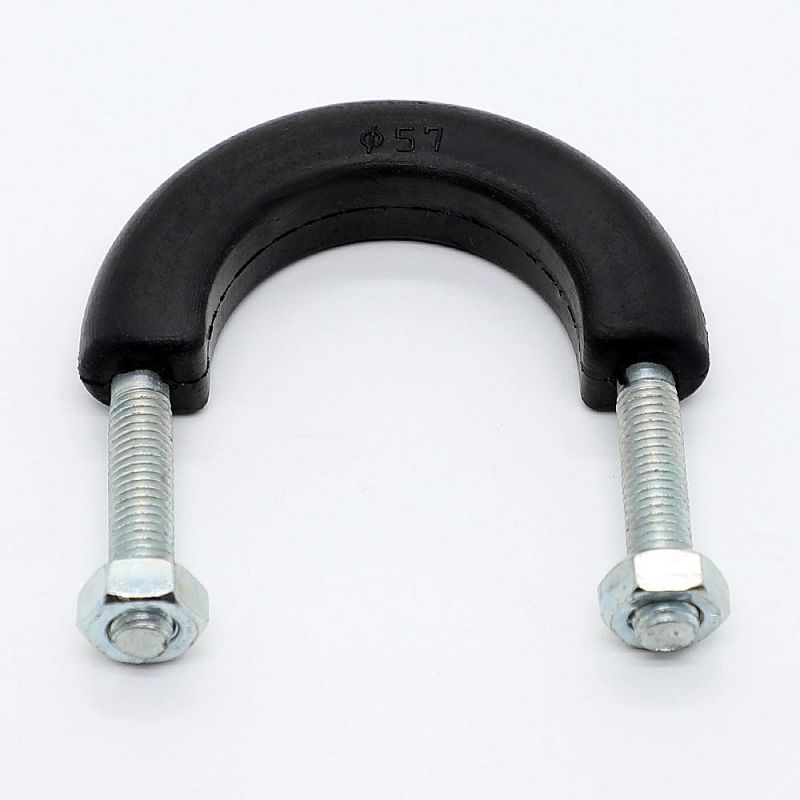Cushioned Low Friction Rubber Anti-Chafe U-Bolts Silicone Rubber Sleeve