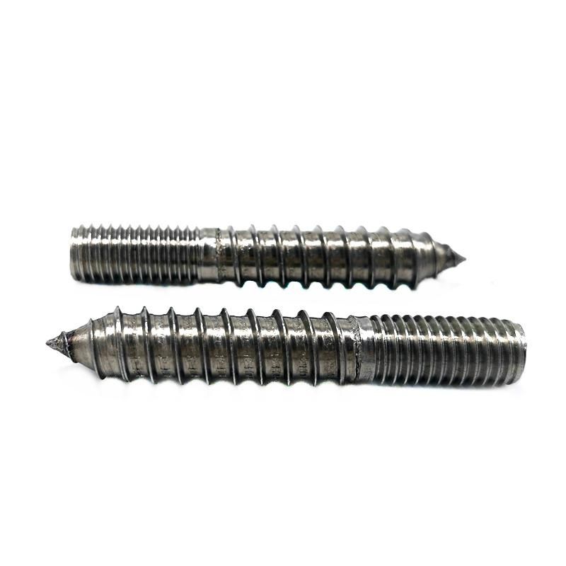 Ss/Carbon Steel Zinc Plated Double Head Hanger Bolt (M5~M16)