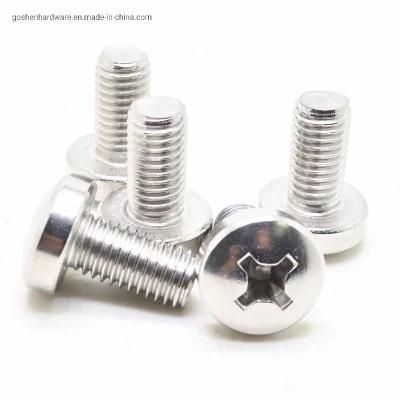 SS304 316 GB818 Phillip Cross Recessed Pan Head Full Thread Bolt