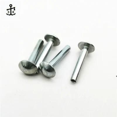 3mm Aluminum Truss Head Hollow Semi Tubular Rivet for Toys