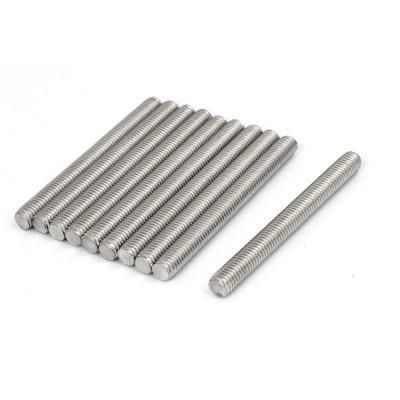 M8 X 80mm 1.25mm Pitch 304 Stainless Steel Fully Threaded Rods Bar Studs