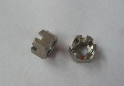 Titanium Hex Slotted Nuts ANSI/Asmeb18.2.2 Ti Nuts