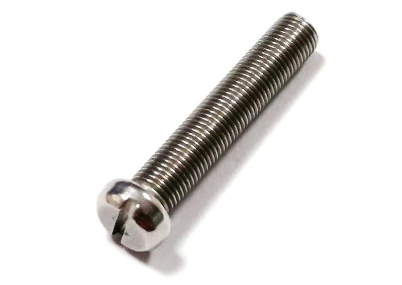 M4 M5 DIN84 Stainless Steel Pan Slotted Round Head Screw