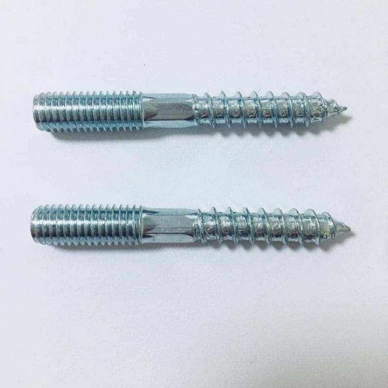 Double Head Threaded Hanger Bolt Screw