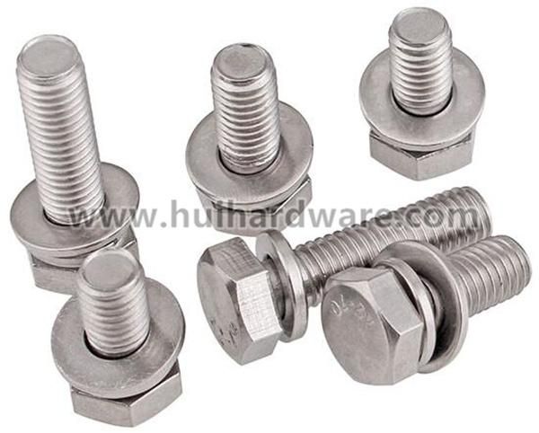 Stainless Steel A2-70 Hex Head Combined Assembly Sem Screws