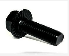 Black Flange Bolt for Fasteners