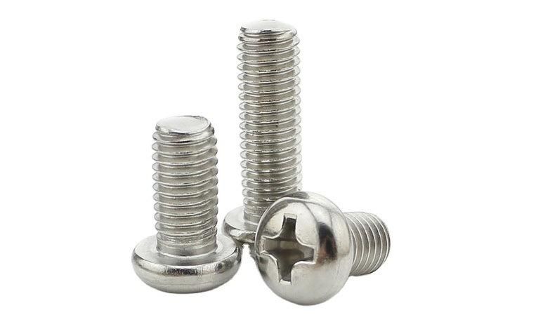 Grade 4.8 Phil Pan Head Machine Screw Zinc Plated