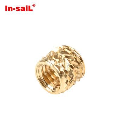 Brass Threaded Insert Knurled Nut of Fitting Parts