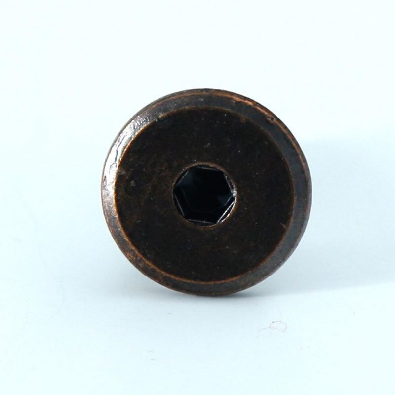 Hex Socket Furniture Screw Antique Bronze Finish Carbon/Stainless Steel