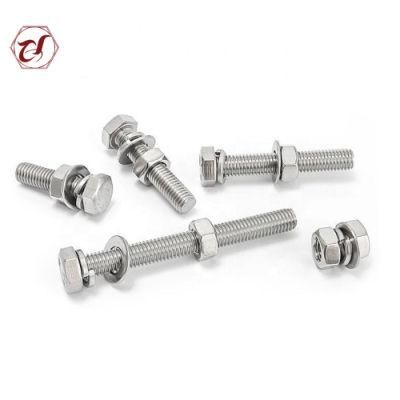 Hex Head and Nut /Stainless Steel Bolt and Nut/Assenable Bolt and Nut/Hex Bolt
