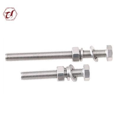 Stainless Steel Full Thread Hex Head DIN933/A2-70 Hex Bolt/ A4 Hex Bolt/SS304 Hex Bolt/SS316 Bolt