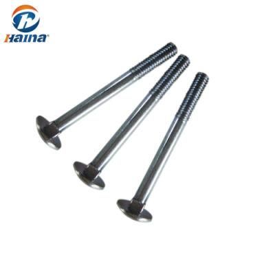 DIN 603 Steel Gr 5 8 Mushroom Head Bolt/Carriage Bolts Short Neck /Square Neck Carriage Bolt