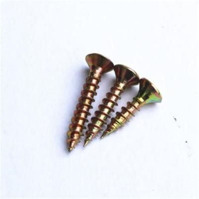 Plated Countersunk Head Tapping Screws Countersunk Head Cross Tapping Wood Screws