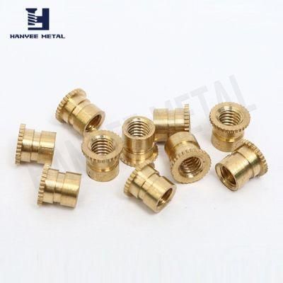 Brass Knurled-Head Thumb Nut with Milling Grooved