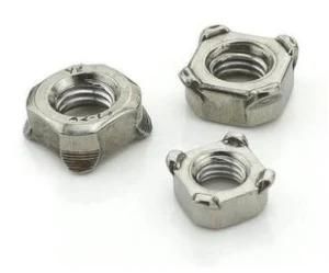 M3 Plain Zinc Plate or Black DIN928 Square Weld Nut