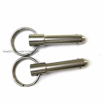Stainless Steel /Steel Zinc Plated Locking Detent Pins with Key Ring