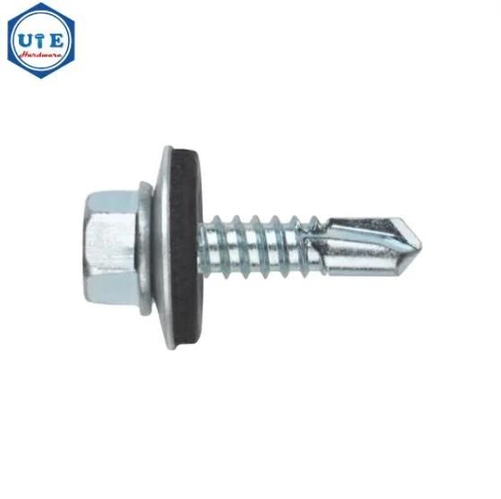 Stainless Steel 304 or Galv Steel Metal Washer with Black or Grey EPDM Bonded Washer Use for Roofing There