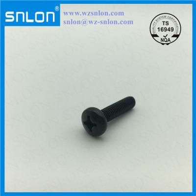 Phillip Pan Head Screw blue Black Finish