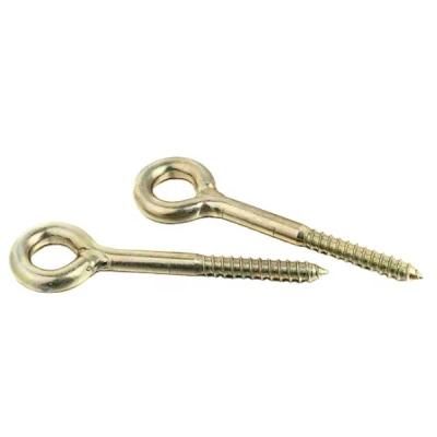 Yellow Zinc Plated Welded Eye Screw Bolt/Hook Screw/L Screw/Swing Hook Screw/S Hook Screw
