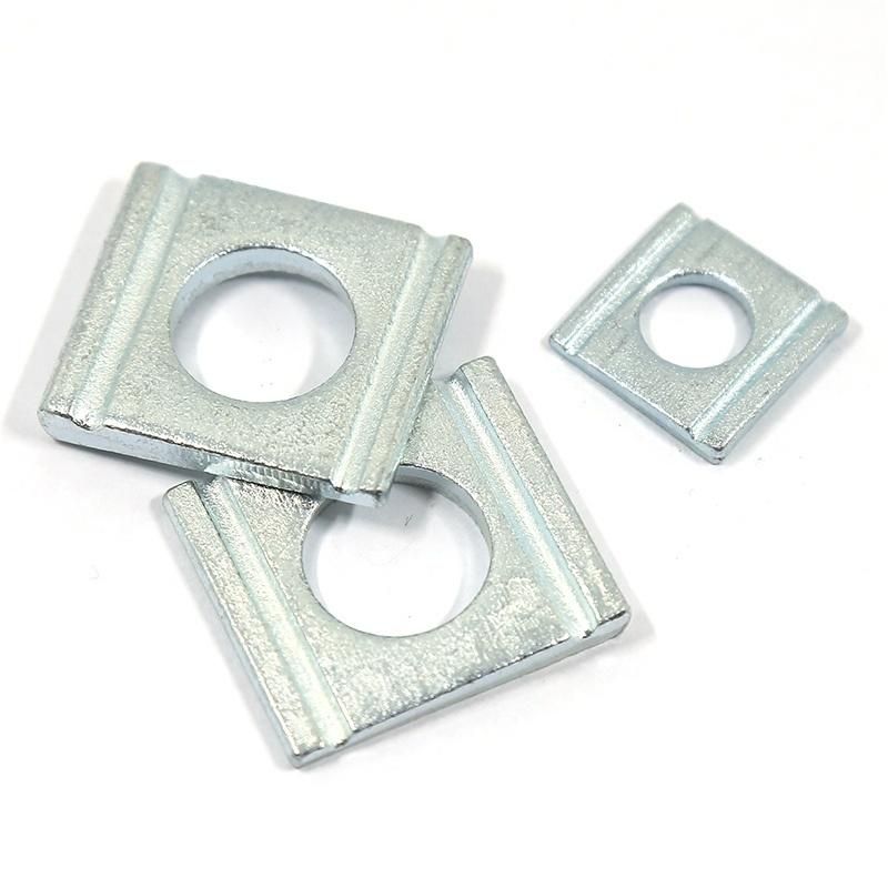Made in China Zinc Coating Steel GB 853 DIN434 Square Taper Washers for Slot Section