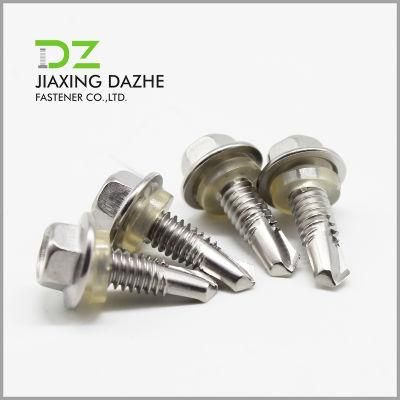 SDS Self Drilling Screw with EPDM Rubber Washer Roofing Screw