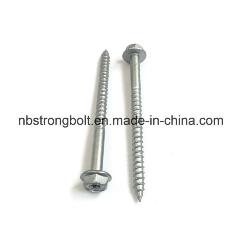 Hex Head Flange Self Drilling Screw with Zinc Plated