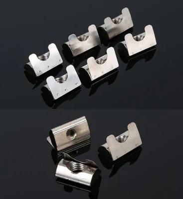 T Slot Nut with Spring Leaf for Aluminium Profile Leaf Spring Nut Spring Nut