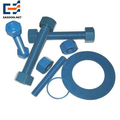 Teflons Threaded Rod ASTM A193 B5 B6 B7 Full Thread Bolt and Nut
